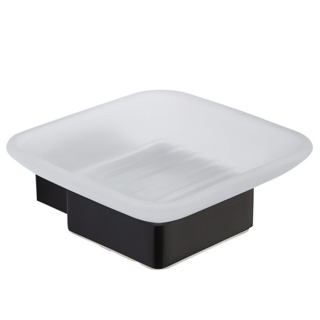 Kartell K Vit Premium Matt Black Soap Dish Holder
