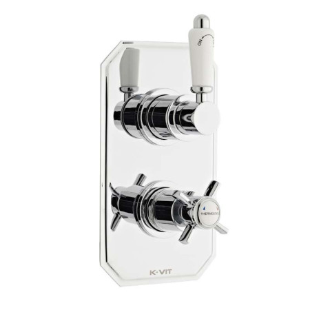 SHO042KL/SHO083DE Kartell Klassique Thermostatic Concealed Shower with Fixed Overhead Drencher (2)