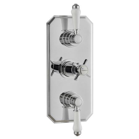 SHO041KL/SHO100SR/SHO092OE/SHO083DE Kartell Klassique Triple Thermostatic Shower with Slide Rail Kit and Overhead Drencher Shower Valve