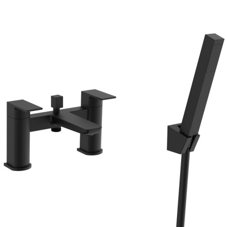 Kartell Kolt Matt Black Bath Shower Mixer