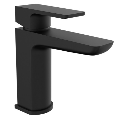 Kartell Kolt Matt Black Mono Basin Mixer with Waste
