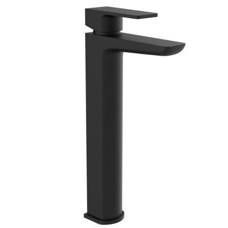 Kartell Kolt Matt Black Tall Mono Basin Mixer