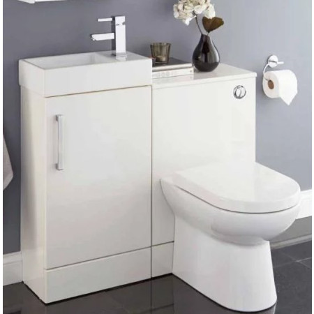 Kartell Liberty 500mm WC Unit with Concealed Cistern - White