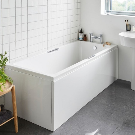 LUX1570SE Kartell Luxe Single Ended 1500 x 700mm Bath Lifestyle