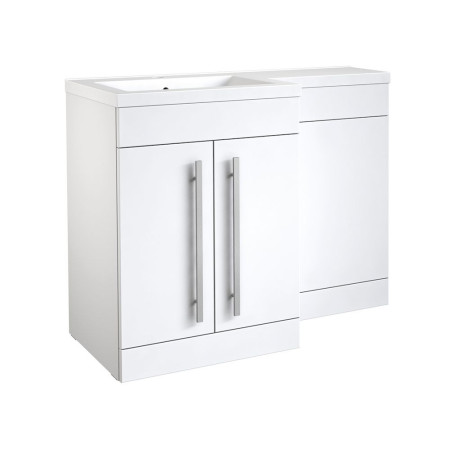 Kartell Matrix 2 Door L Shaped Furniture Pack 1100mm White LH