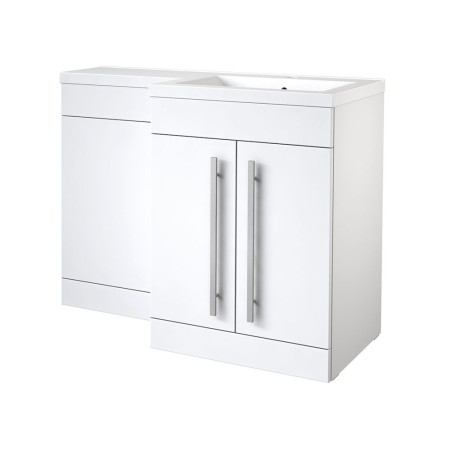 Kartell Matrix 2 Door L Shaped Furniture Pack 1100mm White RH