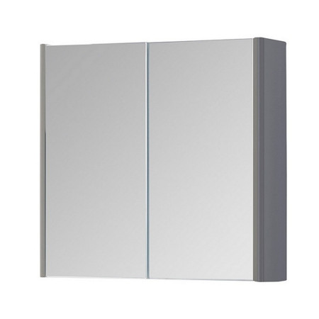 OPT800MIR-G Kartell Options 800mm 2 Door Mirror Cabinet Basalt Grey