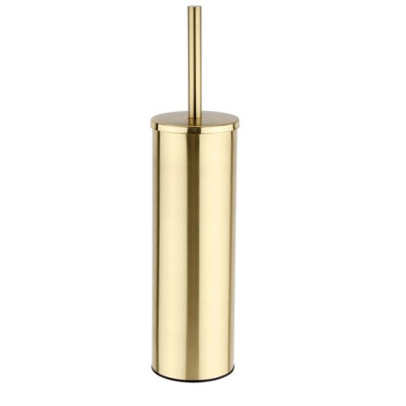 ACC203OT Kartell Ottone Brushed Brass Wall Mounted Toilet Brush and Holder