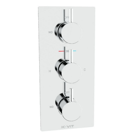 Kartell Plan Concealed Thermostatic Triple Function Shower Valve