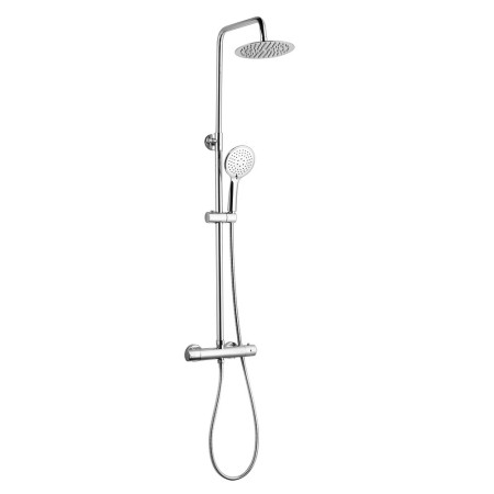 SHO007PL Kartell Plan Thermostatic Bar Shower With Drencher and Handset