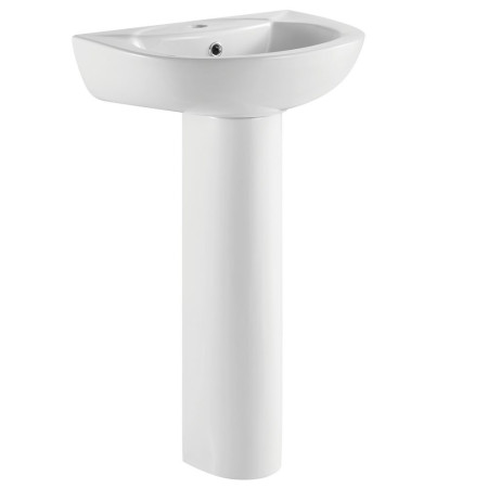 PRO485BAS1/PROPED Kartell Proton 485mm 1TH Basin and Pedestal