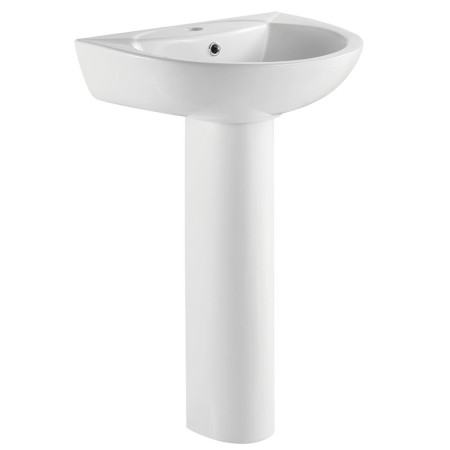 PRO540BAS1/PROPED Kartell Proton 540mm 1TH Basin and Pedestal