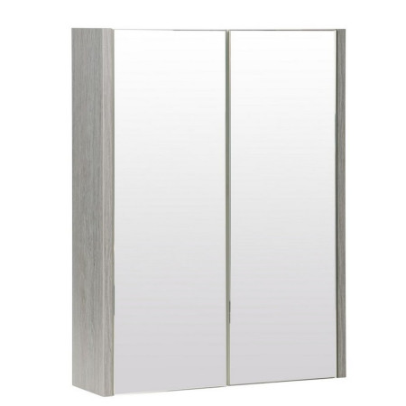 PSO500MIR Kartell Purity Silver Oak 500mm Mirror Cabinet (1)