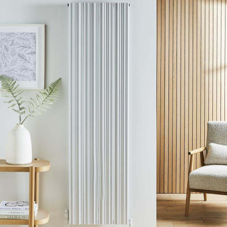 Kartell Quebec 1775 x 479mm White Vertical Double Panel Radiator