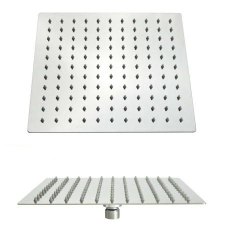 Kartell Square Stainless Steel 250mm Drencher Head