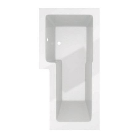 Kartell Tetris Square Shaped Shower Bath 1500 X 850mm Left Hand Cutout