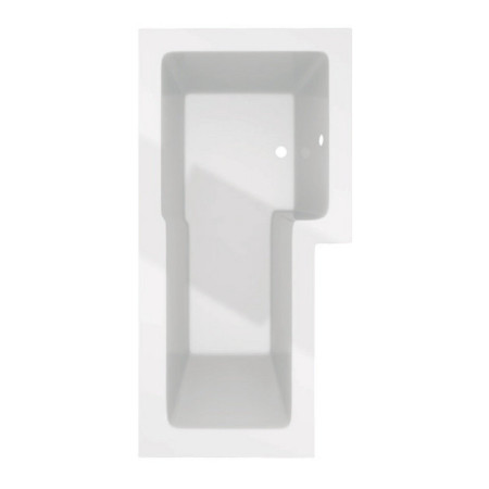Kartell Tetris Square Shaped Shower Bath 1600 x 850mm Right Hand Cutout