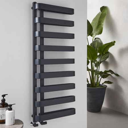 Kartell Texas Anthracite Towel Rail 850 x 500mm