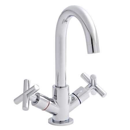 TAP080TI Kartell Times Mono Basin Mixer with Click Waste (1)