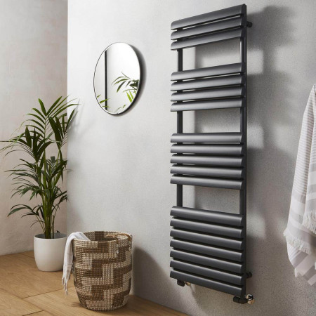 Kartell Venetian Anthracite Towel Rail 1500 x 500mm