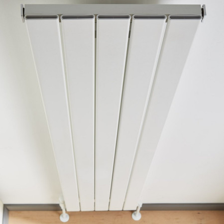 ALRAD-10-1803-WT Kartell Victoria 1775 x 218mm White Single Panel Vertical Radiator Panel Design