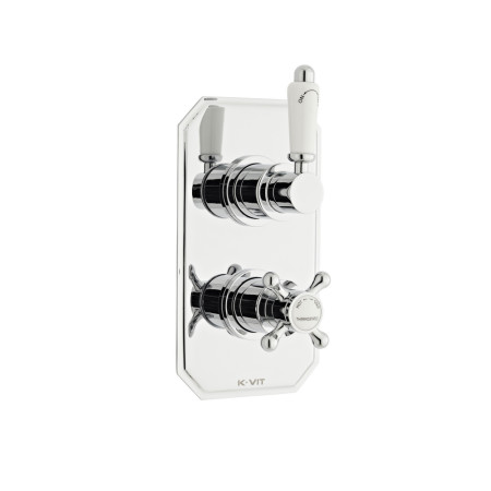 SHO032VI/SHO083DE Kartell Viktory Thermostatic Concealed Shower with Fixed Overhead Drencher (3)