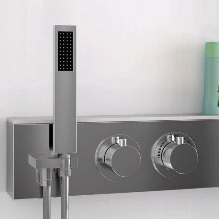 CA844 Kinedo Eden Quadrant Pivot Door Shower Cubicle 900 x 900mm (2)