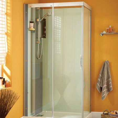 CA119A12GB Kinedo Moonlight 1100 x 800mm Self Contained Corner Shower Cubicle
