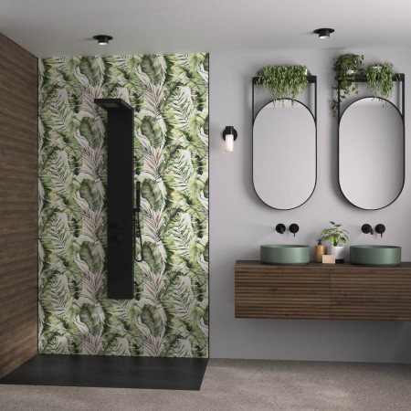 Kinewall Banana Trees 1000 x 2500mm Panel Lifestyle