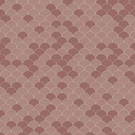 Kinewall Terracotta Scalloped Edge Panel Closeup