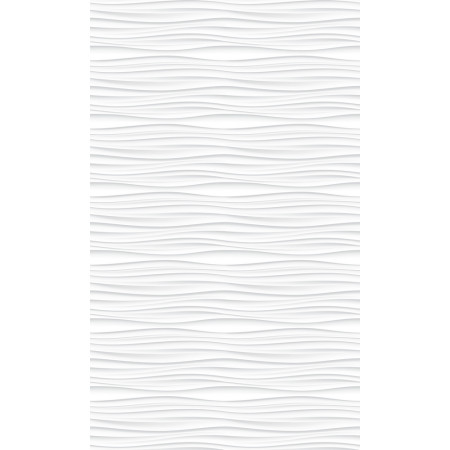 PM840 Kinewall White Waves 1250 x 2500mm Panel Full Wall
