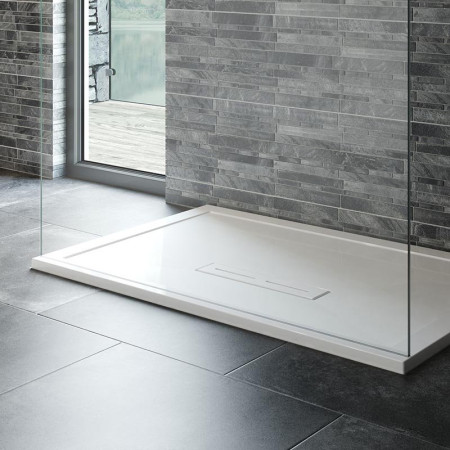 C2T9080T Kudos Connect2 900 x 800mm Rectangle Shower Tray Installation