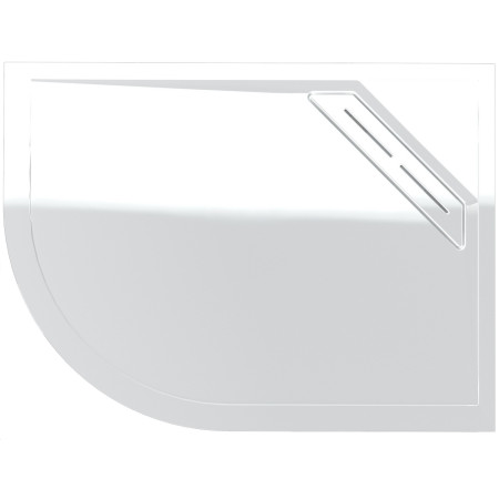 Kudos Connect 2 Offset Quadrant Shower Tray 1000 x 900mm Right Hand