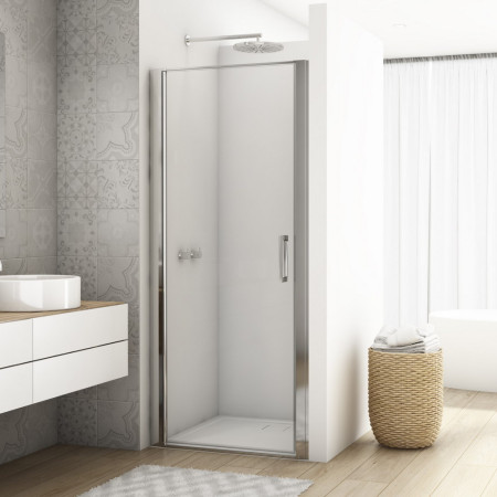 Kudos Divera 1000mm Pivot Shower Door in Chrome