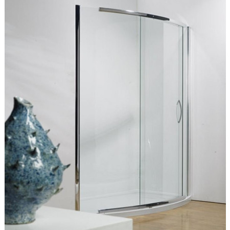 Kudos Infinite 1500mm Bowed Sliding Door Enclosure with Side Access 4BOWS150