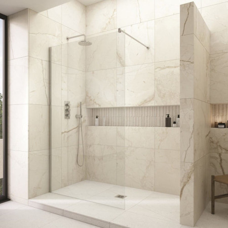 Kudos Siona 700mm Wetroom Panel in Chrome