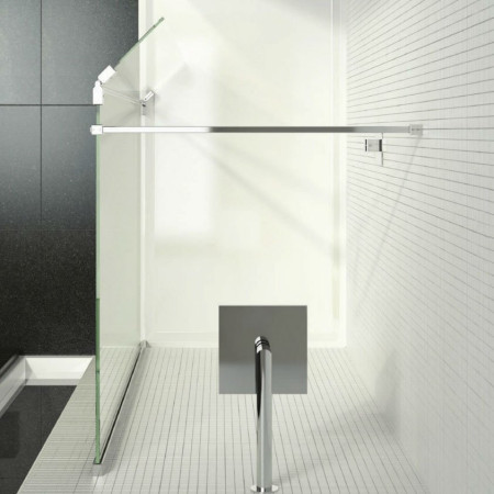 Kudos Ultimate 1000mm Wetroom Panel 10mm With Fixing Kit