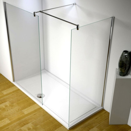 Kudos Ultimate 1200 x 700mm Complete Walk in 10mm Glass Corner Enclosure Package