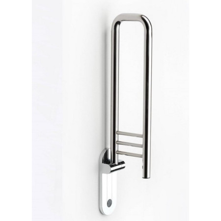 4046SG05PM Lakes Bathrooms 750mm Folding Support Grab Bar Folded