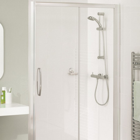 Lakes Classic Collection Semi-Frameless Low Threshold Slider Door 1000mm Left Hand