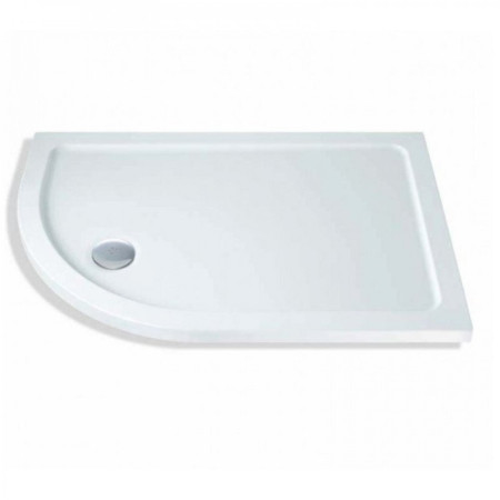 TQ9012L-ELL Lakes Low Profile 1200 x 900mm Offset Quadrant Shower Tray & Fast Flow Waste Left Hand (1)