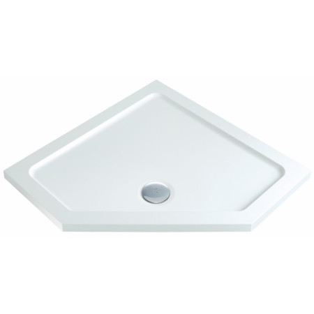 MX 900 x 900 Flat Top Shower Tray Durastone Low Profile Pentangle