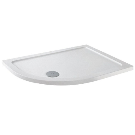 MX DucoStone 1200 x 800mm Left Hand Anti Slip Offset Quadrant Shower Tray with 90mm Waste