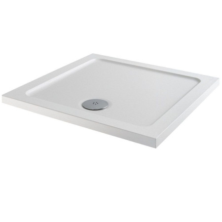MX DucoStone 900 x 900mm Anti Slip Square Shower Tray with 90mm Waste