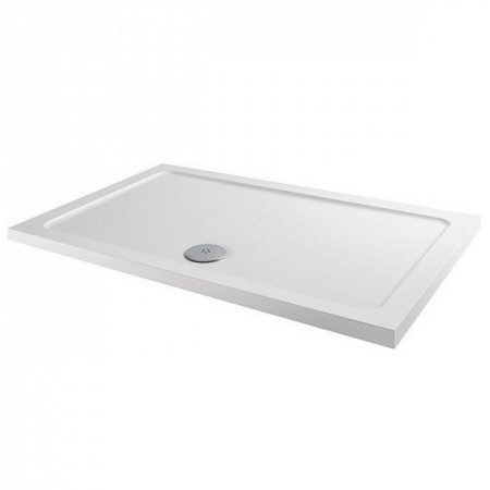 ASSOY MX Elements 1000 x 800mm Anti Slip Rectangular Shower Tray with 90mm Waste (1)