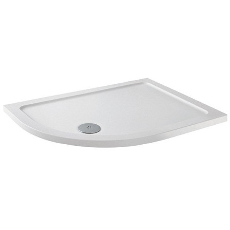 ASTOS MX Elements 1000 x 800mm Left Hand Anti Slip Offset Quadrant Shower Tray with 90mm Waste (1)
