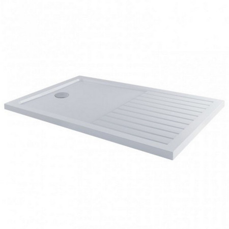 ST4 MX Elements 1400 x 900mm Flat Top Shower Tray with Walk In Drying Area (1)
