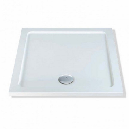 ASSBU MX Elements 800 x 800mm Anti Slip Square Shower Tray with 90mm Waste