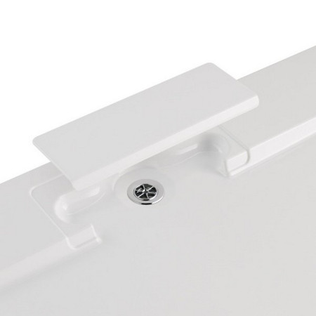 TYY MX Expressions 1200 x 900mm Hidden Waste Left Hand Offset Quadrant Shower Tray with Cover Off