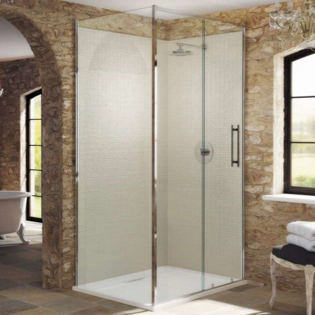 TYM MX Expressions 1600 x 800mm Hidden Waste Rectangle Shower Tray Lifestyle
